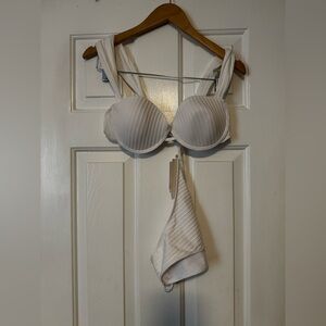 Commense NWT White Textured Bikini Set - Women's Size Large